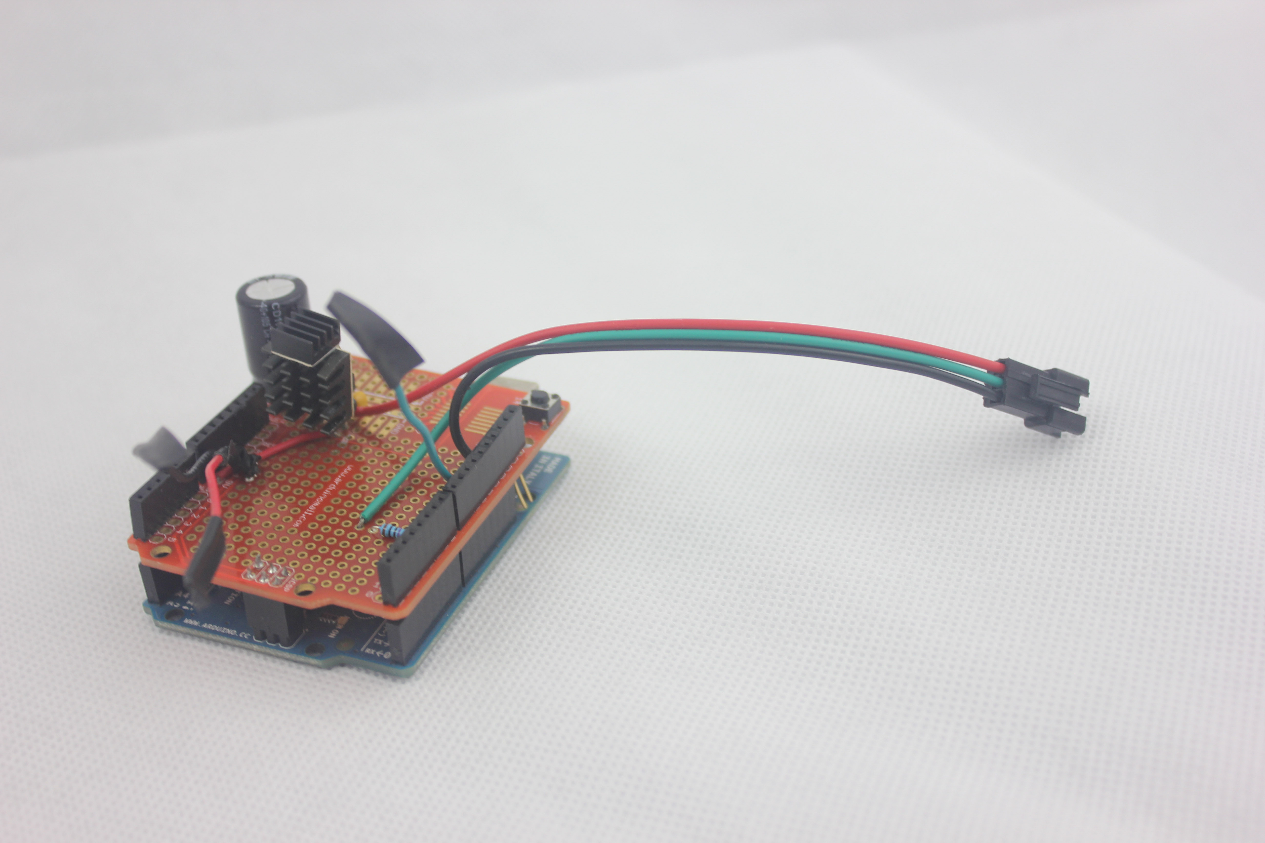 LED strip shield